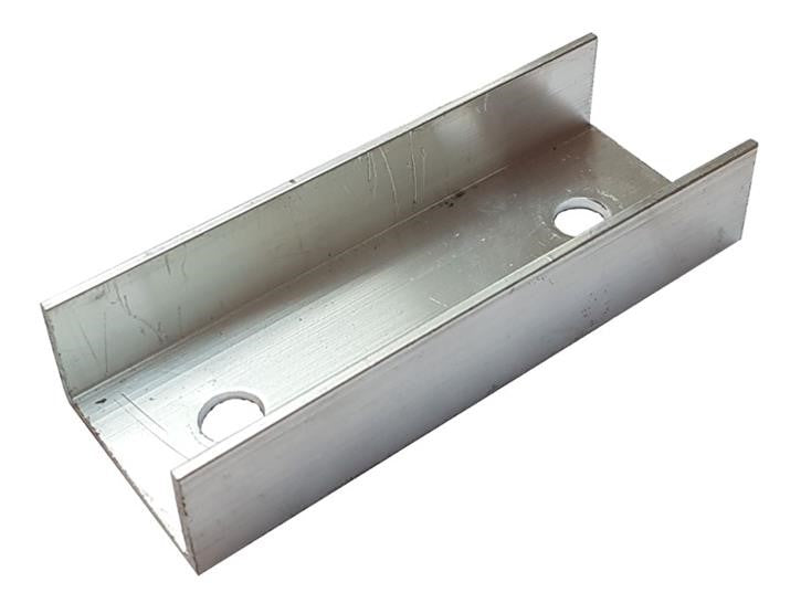 Raccord rail en U alu