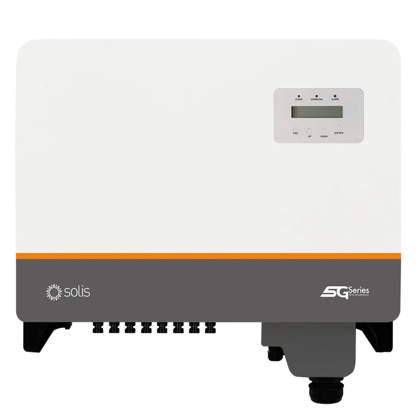Onduleur Solis, 30kW/30kVA, triphasé, 4 MPPT - 10 ans de garantie