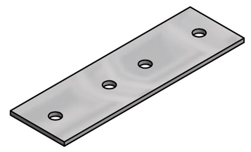 Plaque raccord rail Futura 200x60mm