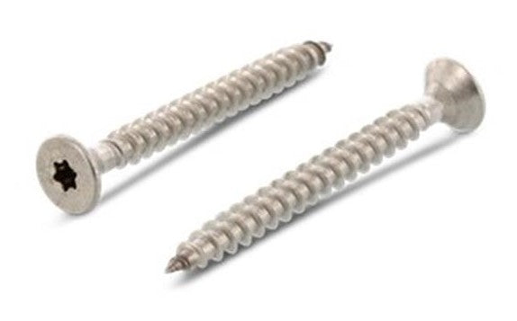 Vis tirefond 8x80 A2 tête FRAISEE teller TX40 (100 pcs)