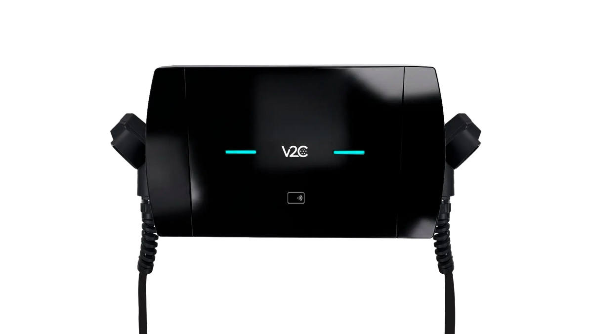 Charger V2C ALV-X2-32-3-OL5-P-MID-F, 44kW, driefasig, AC, cable 5m, T2S - 3 jaar garantie