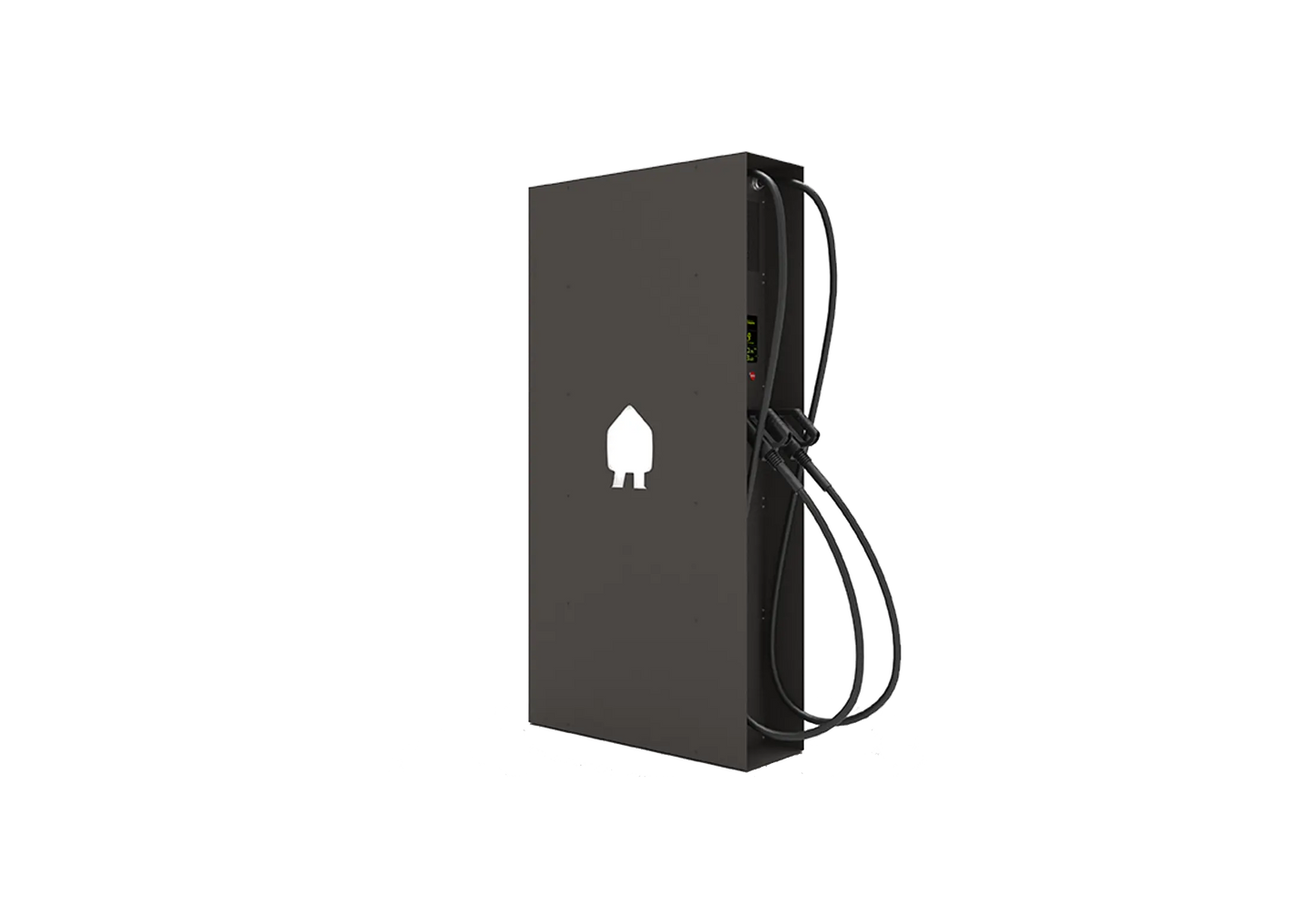SMAPPEE EV Base Zwarte standalone lader 1 of 3-fase tot 2 x 22 kW met stopcontact