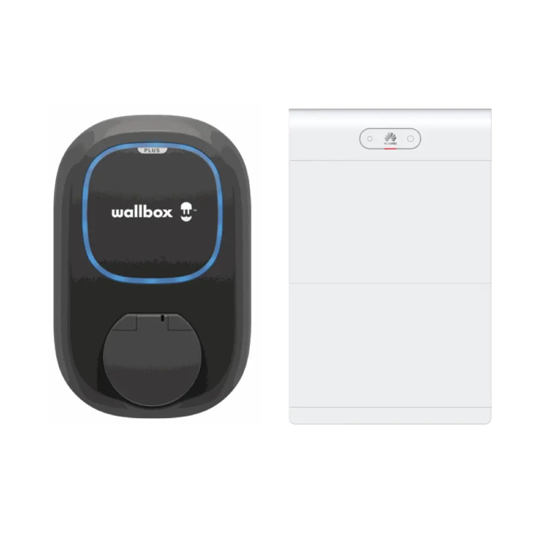 Kit Wallbox Pulsar Max 22kW câble 5m + batterie Huawei 10kW