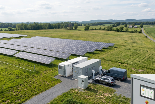 BESS battery energy storage container installed by Ecostal Belgium
