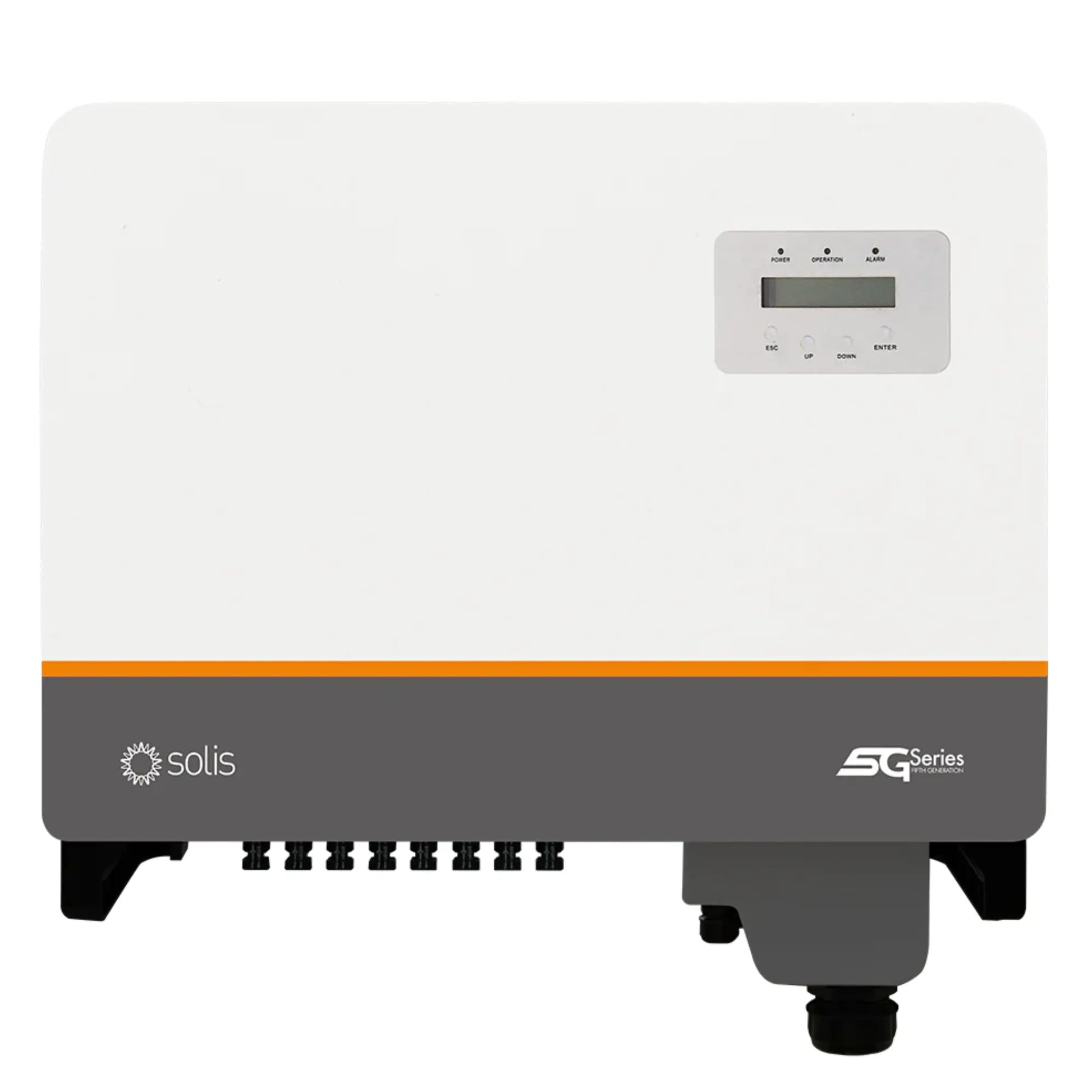 Onduleur Solis, 30kW/30kVA, triphasé, 4 MPPT - 10 ans de garantie