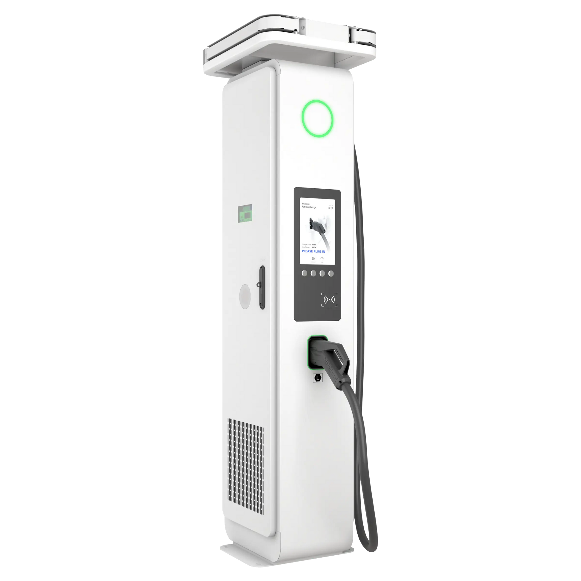 Charger HUAWEI Liquid-cooled dispenser-White, 425A (500A Max), 5m, kW, three phase, DC, cable 4,5m