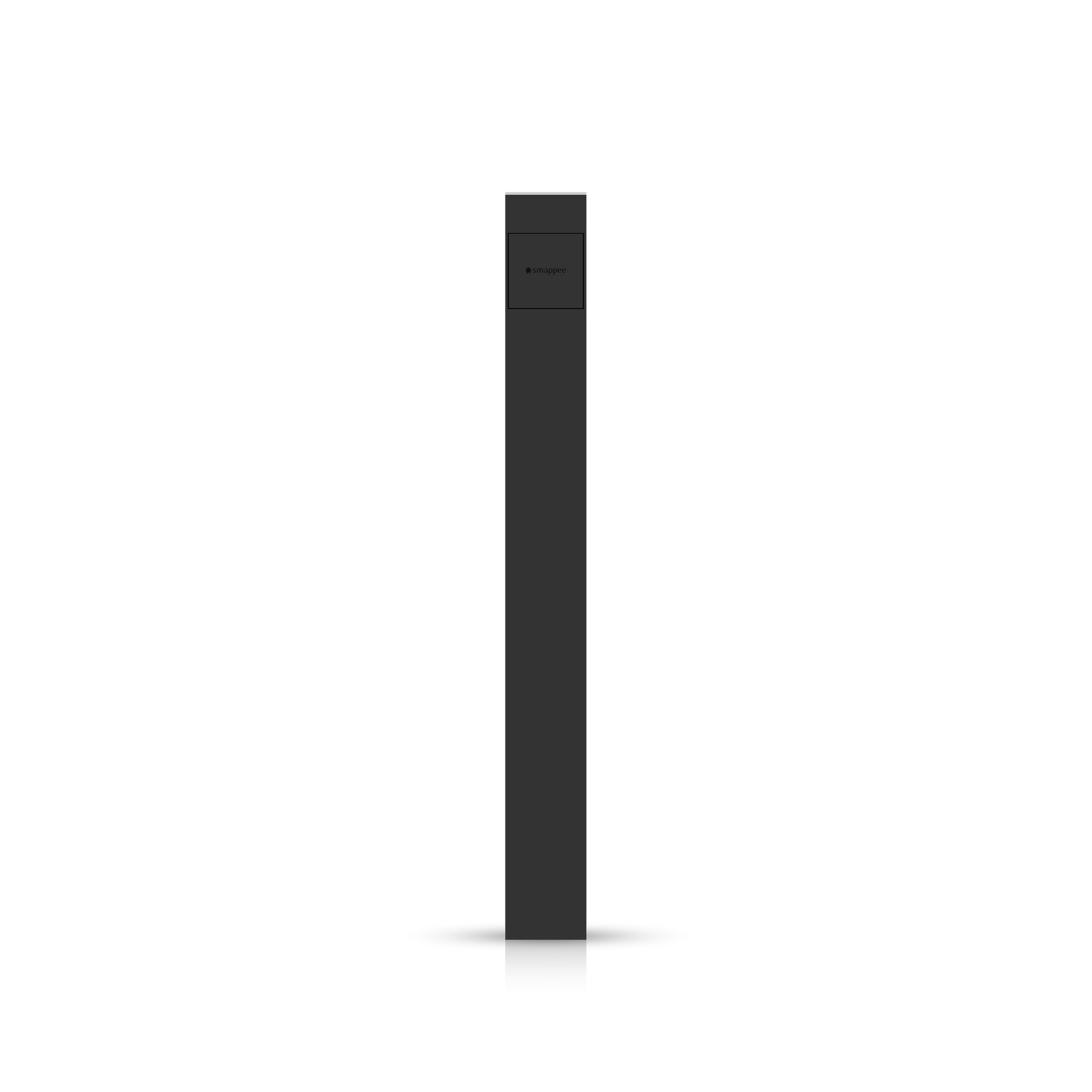 SMAPPEE EV One Black standalone lader 1 of 3-fase tot 22 kW geleverd met anker