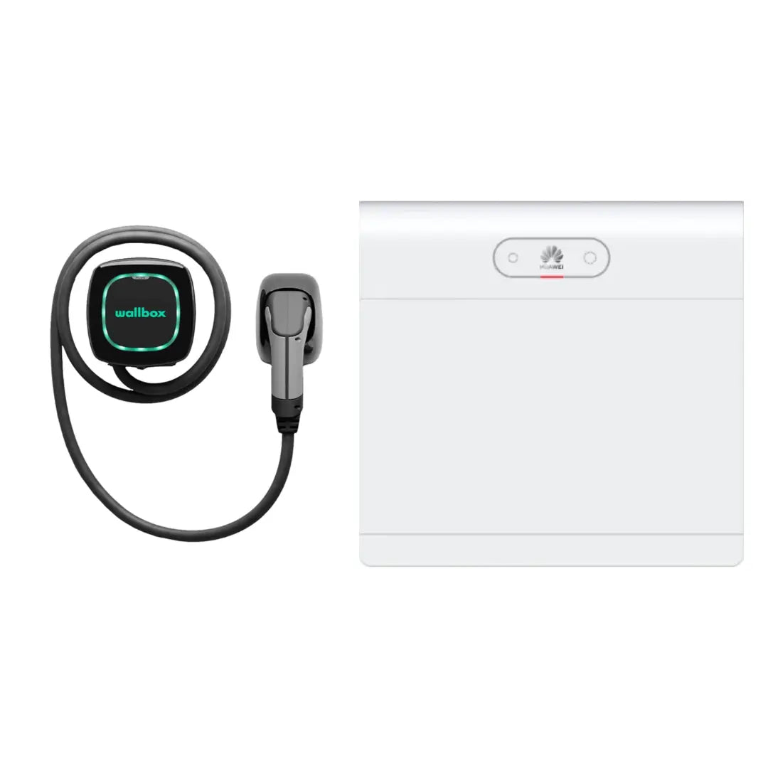 Kit Wallbox Pulsar Max 22kW câble 5m + batterie Huawei 5kW