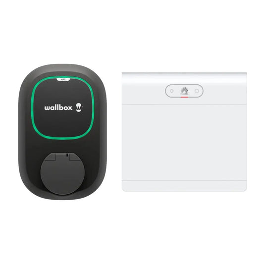 Kit Wallbox Pulsar Max 22kW Socket + batterie Huawei 5kW