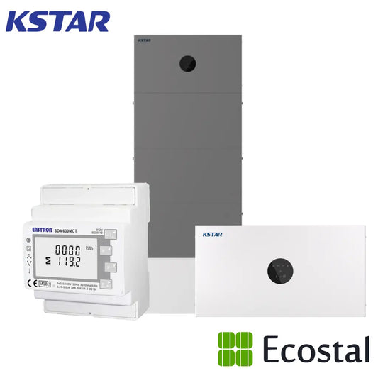 Kit Kstar All-in-one triphasé 5.5kVA/5.12kWh  (compteur inclus)