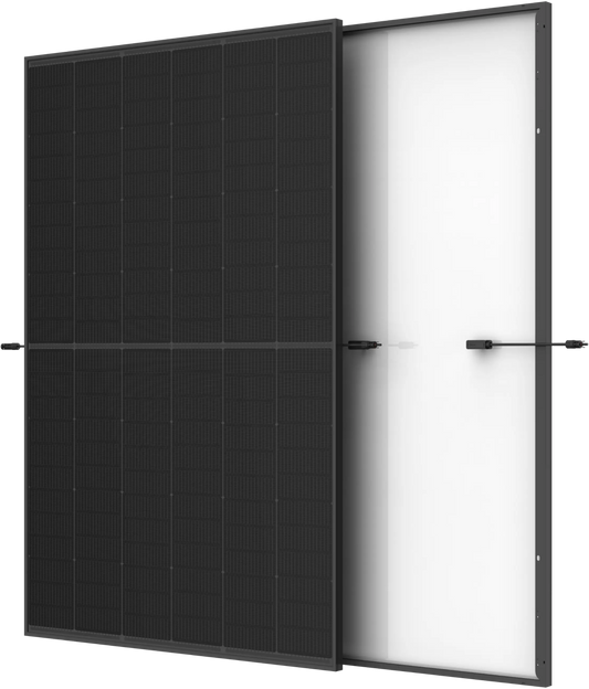 Panneau Trina Solar Vertex S+, 455Wp, Full Black, Mono N-type TOPcon, Frame, Dual glass - 25 ans de garantie