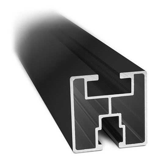 Profiel Eco zwart 6,0m