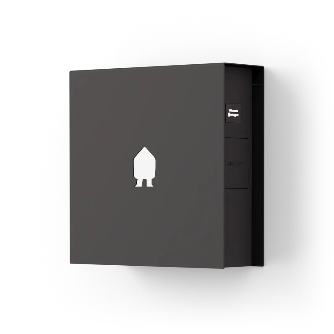 Chargeur Smappee EV WALL DUAL BLACK, 22kW, triphasé, AC, Socket, Type 2 - 2 ans de garantie
