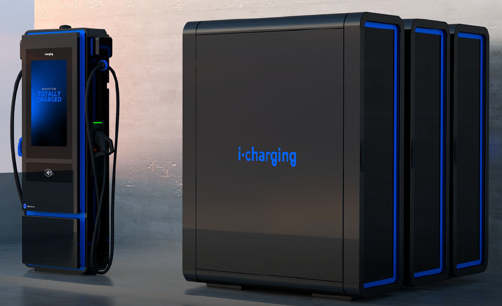 Charger I-CHARGING BB Plus (Dispenser Paires with Max Power Unit), kW, three phase, DC, cable 4,7m, 2*CCS2 - 2 years warranty