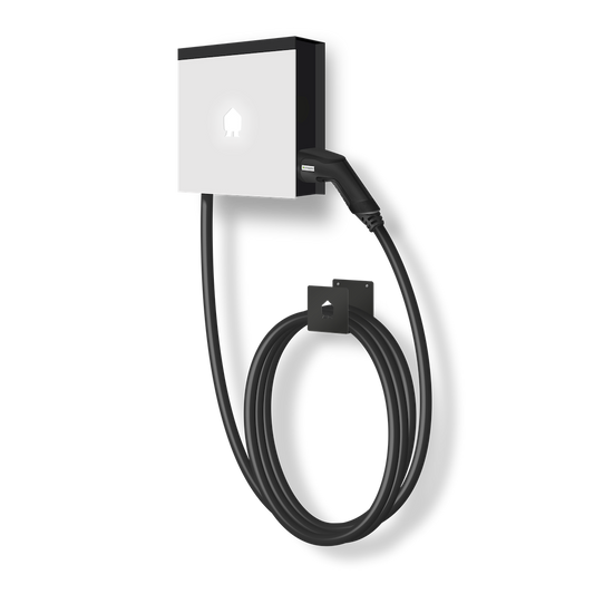 SMAPPEE | EV Wall | HOME | Mono 7.4kW | Type 2 kabel 8m met kabel houder - EVW-132-C8R-E-W