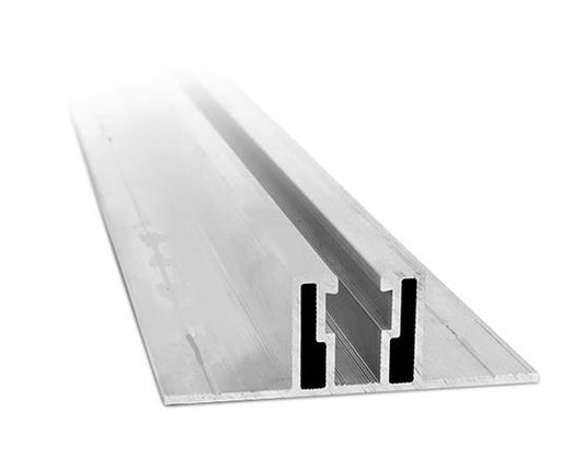 Trapez light profiel 6m niet doorboord (verplicht 150cm EPDM + 32 bi-facial schroeven)