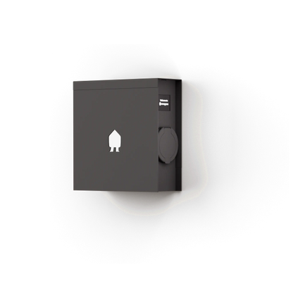Chargeur Smappee EV Wall Black, 22kW, triphasé, Type 2, Socket - 2 ans de garantie Thumbnail-1