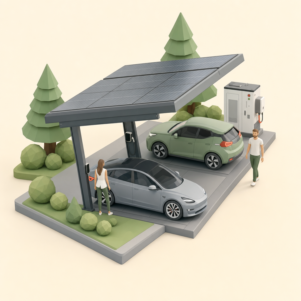 Energy Hub - carport solaire